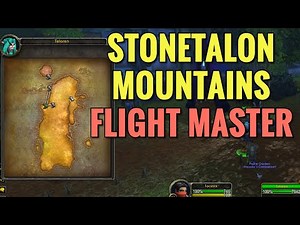 Stonetalon Mountians Flight Master Location (Alliance) (WoW Classic)