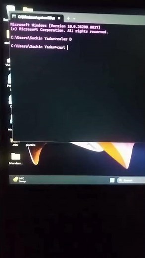 CMD Trick You Didn’t Know 🤯 | Live ASCII Animation in Terminal\nSecret CMD Animation 🔥 | Try This C
