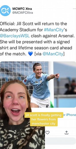 Jill Scott Honored by Manchester City at Women’s Match