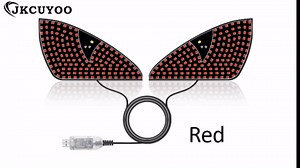 Led Eyes for Car Windshield,Devil Eyes Light for Windshield,Plug Play USB Car Devil's Eyes Light,12 Light Modes Car Eye Lights,Dynamic Devil Eyes Light for Cars