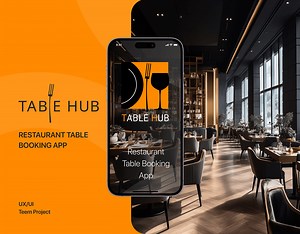 Restaurant table booking app. Table Hub