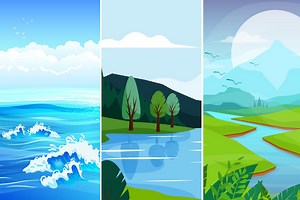 Différence entre un fleuve, une rivière, une mer et un océan