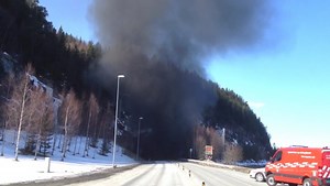 Brannøvelse i Helltunnelen