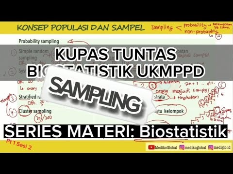 Biostatistik: Sampling Penelitian (Konsep Sampel Penelitian) - Materi UKMPPD s1pt2