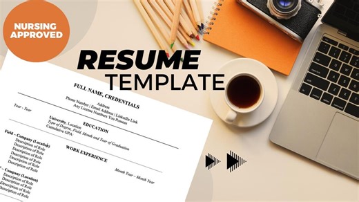Professional Resume Template for Word | Healthcare Approved Resume | References Included - Etsy