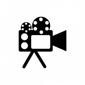 Download Retro camera in flat design. Video camera vector. for free