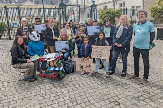 "On impute aux blaireaux des nuisances causées par les sangliers" : les défenseurs du blaireau rassemblés devant la préfecture du Cher