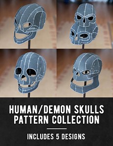 Human/Demon Skull Pattern Collection