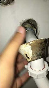 How to replace P-Trap J Bend Bathroom Sink