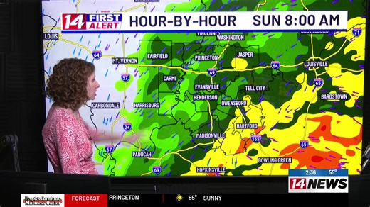 14 FIRST ALERT UPDATE: Central High School students walk out of class to protest immigration policies; Plus, soaking rain in the forecast this Valentine's Day weekend, warmer next week | 14 NEWS