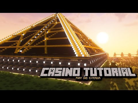 Minecraft Casino Exterior tutorial - Spazzcity 6 (Part 1 Exterior) #minecraft #minecraftbuilding