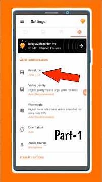 How to use AZ Screen Recorder / AZ Screen Recorder settings / AZ Screen Recorder
