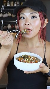 Barley Minestrone - soooo healthy yet delicious! Full recipe on my blog! #vegan #recipe #veganrecipe #cheaplazyvegan #veganism #veganfood #veganfoodie #foodie #recipes #plantbased #bluezonerecipes #bluezone #bluezones #bluezonediet | Cheap Lazy Vegan