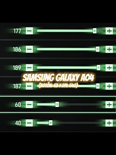 Sensibilidade para Samsung Galaxy A04 - Atualizada 2025