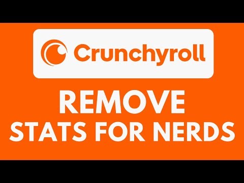 How To Remove Stats for Nerds on Crunchyroll