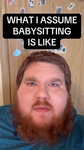 Nick moondoggy on Instagram: "What I assume baby sitting is like #babysitting #job #jobs #work #nanny #skit"