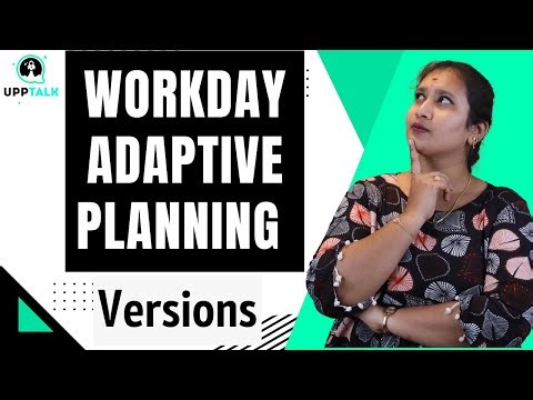 Versions in Workday Adaptive Planning | Workday Adaptive Planning Tutorial | UppTalk