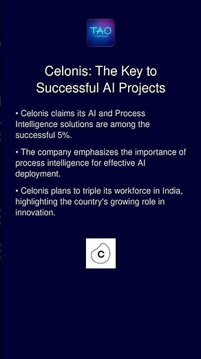 Celonis: The Key to Successful AI Projects