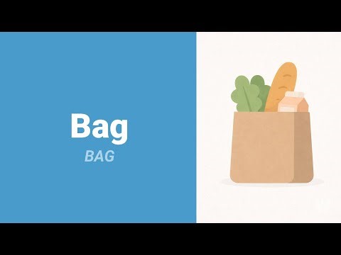 How to Pronounce Bag?