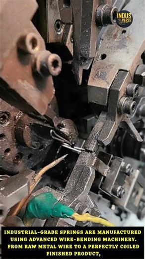 How High-Precision Industrial Springs Are Made | Amazing Automated CNC Spring Making Machine ⚙️