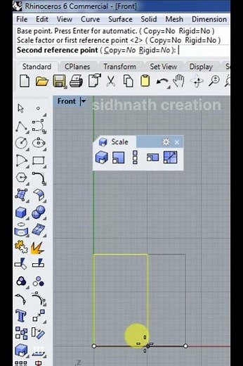1D and 2D Scale in Rhino
