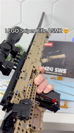 LEGO Sniper Rifle ASMR 🤯 #lego #weapon #military