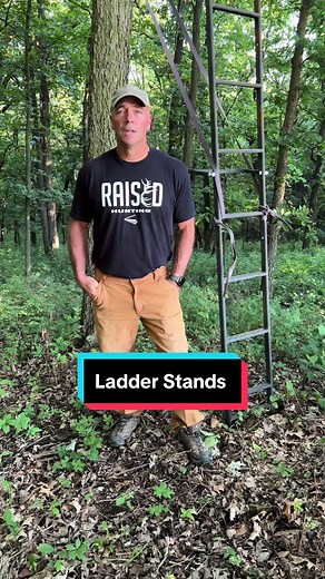 It is always good to have a ladder stand in your arsenal! #hunting #deerhunting #deerseason #huntingseason #huntingtiktok #treestand #tips #tipsandtricks #bowhunting #archery #whitetails #november #october #fyp #4u