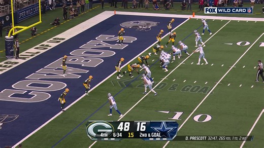 Van Ness' first postseason sack in NFL comes in red zone vs. Prescott