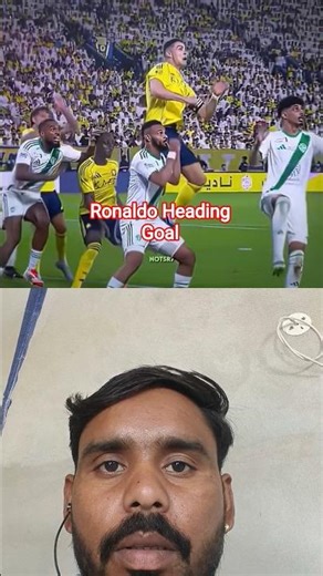 Ronaldo's heading power goal 😱 ! #cristianoronaldo #football