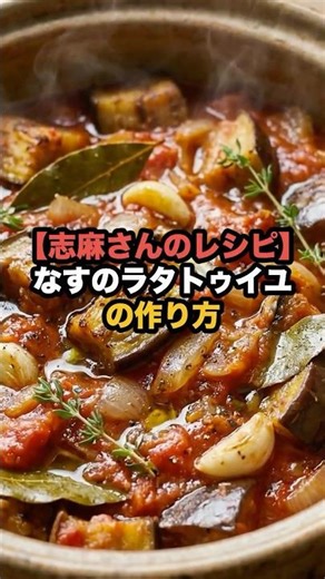 【志麻さんのレシピ】なすのラタトゥイユの作り方