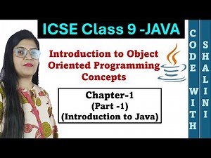 Introduction to Java | Icse understanding computer applications with BlueJ | Class 9 | ICSE Computer