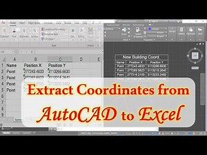Extract point coordinates from AutoCAD