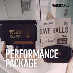 Upgrade your grooming routine with the MANSCAPED™ Performance Package grooming kit. ✓ The Lawn Mower™ 3.0 electric trimmer ✓ The Weed Whacker™ nose & ear hair trimmer ✓ Crop Preserver™ ball deodorant ✓ Crop Reviver™ ball refreshing spray ✓ FREE anti-chafing boxers travel bag | MANSCAPED