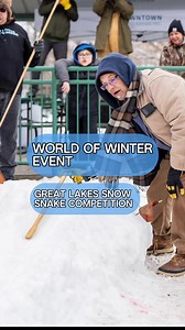 Join us this Saturday at Great Lakes Snow Snake Competition! #WorldOfWinterGR #downtowngr | Downtown Grand Rapids Inc.