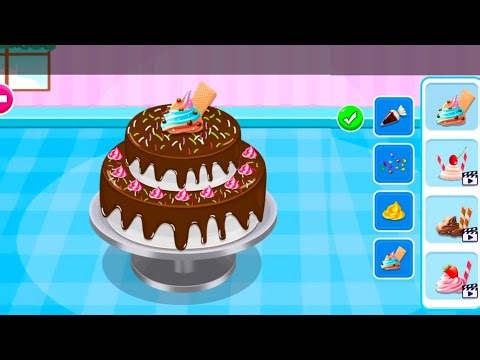 2 Tier Chocolate Cake Cooking Gameplay | WA Games