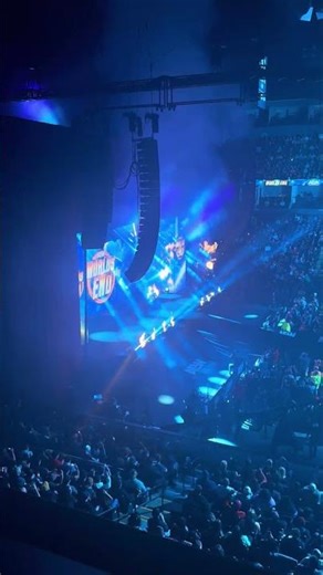 It's time! Opening pyro for #AEWWORLDSEND! ‪@AEW‬ #aew