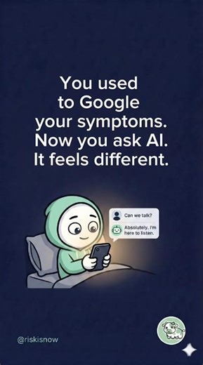 You used to Google your symptoms. Now you ask AI. Here's what the study found. #deephealth