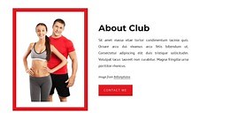 About sport club - HTML Template by Nicepage
