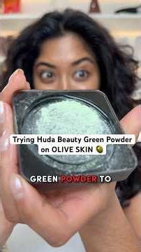 IS THE ONLY USE FOR A GREEN POWDER TO CORRECT REDNESS? 👀