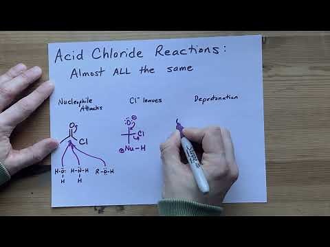 Acid Chloride Reactions (General Mechanism)