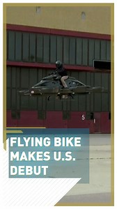 13K views · 346 reactions | Japanese startup company #AERWINS Technologies demonstrated its XTURISMO hoverbike at the Detroit Auto Show. It can fly for 40 mins and reach 100kmph. But if you’re thinking of buying one, it’ll cost you a cool $777k. ️️️️️️️️️️️️️️️️️️ | CGTNEurope | Facebook