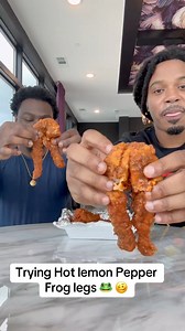 563K views · 3.4K reactions | Trying Hot Lemon Pepper Frog Legs  若  #atlanta #toofoolee #fog #legs #hot | Too Foolee | Facebook