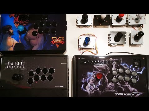 Sanjuk V3, Knee Lever, Sanjuk V6, Sanwa JLF: Test and Comparison