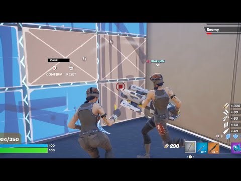 Fortnite 2v2 Piece Control Gameplay! Close Range Practice for Reload and Battle Royale