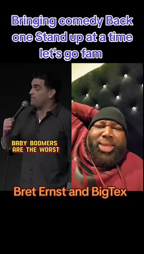 Bringing comedy Back one Stand up at a time let's go fam Bret Ernst and BigTex #fyp#foryou #foryoupage #foryourpage #bigtexlaughzone #comedyvideo #bigtexhellbus #mrbigtex23