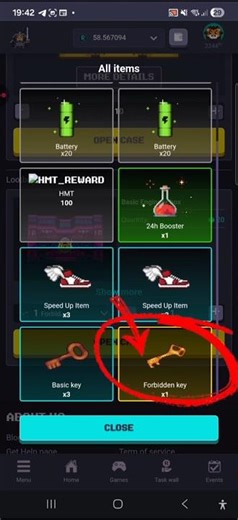 Rollercoin Forbidden Key again #rollercoin #crypto