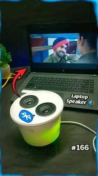 Bluetooth Speaker for Laptop 😃 #shorts​#shorts​ #bluetoothspeaker​ #bluetooth​ #bluetooths