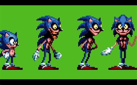 VS SONIC.EXE大泄漏第7部分| VS SONIC.EXE 2.5/3.0取消|