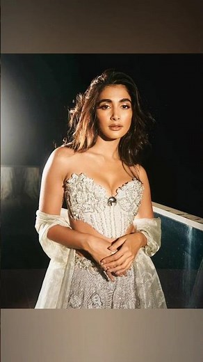 Pooja Hegde hot and bold photoshoot — elegance wrapped in pure white perfection! 🤍🔥 #stunningpics