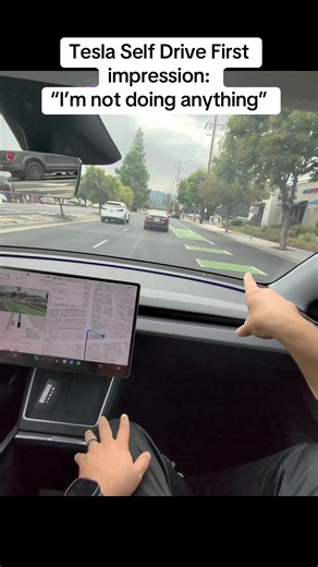 Tesla Self Drive first impression — “I’m not driving”